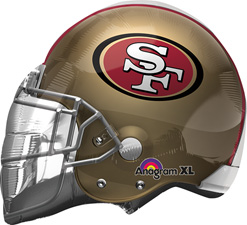 21 Inch Helmet NFL 49ers Balloon