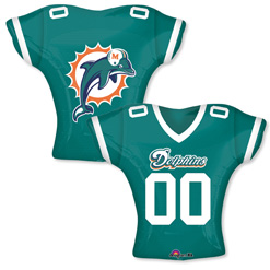 24 Inch Jersey NFL Dolphins Balloon