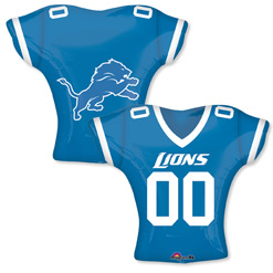 24 Inch Jersey NFL Lions Balloon