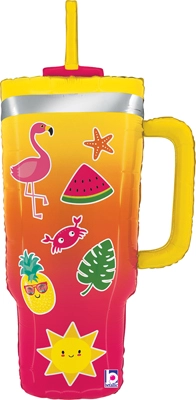 34 Inch Summer Tumbler Balloon