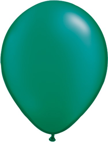 11 Inch Pearl Emerald Green Latex Balloons 100pk - Balloons.com