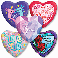 Love & Friendship Foil Balloons