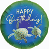 Std Birthday Elegant Turtles Balloon