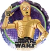 This balloon has C3P0 from star wars waving