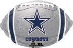 This balloon has a football shape with the football cowboys theme