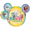 This balloon has 4 different sides with a different character from Gabby's Dollhouse on each side
