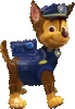 This balloon has Chase in his police outfit from Paw Patrol