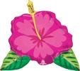 This balloon is in the shape of a hibiscus