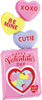 Valentines balloon set with colorful conversation heart balloons XOXO Be Mine Cutie and large Happy Valentines Day heart design decoration